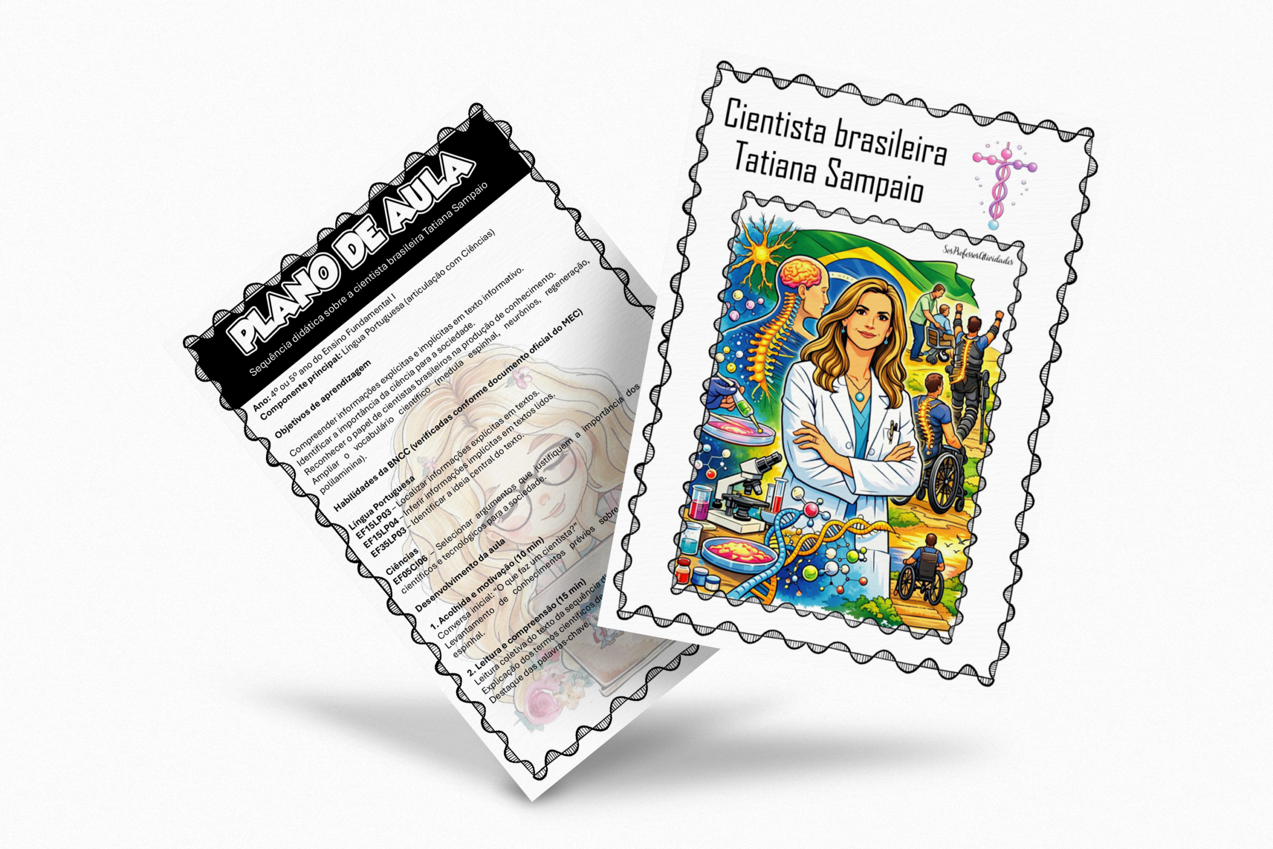 Plano de aula sobre a cientista brasileira Tatiana Sampaio